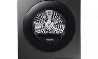 Uscator de rufe Samsung DV90TA040AX/LE, Pompa de caldura, 9 kg, Clasa A++, Quick Dry, Optimal Dry, Wrinkle Prevent, Smart Check, Inox