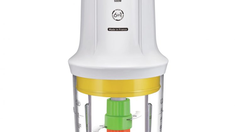 Tocator Tefal Moulinette MQ723138, 500W, 4 lame, 0.5L, Alb