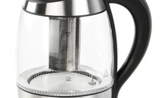 Fierbator Digital Star-Light FEG-1822GS, 2200W, 1.8L, Control Temperatura, Iluminare LED, Sticla/Inox