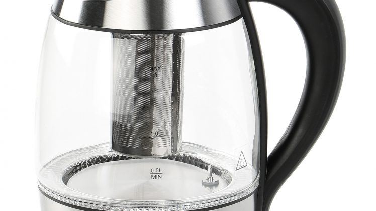 Fierbator Digital Star-Light FEG-1822GS, 2200W, 1.8L, Control Temperatura, Iluminare LED, Sticla/Inox