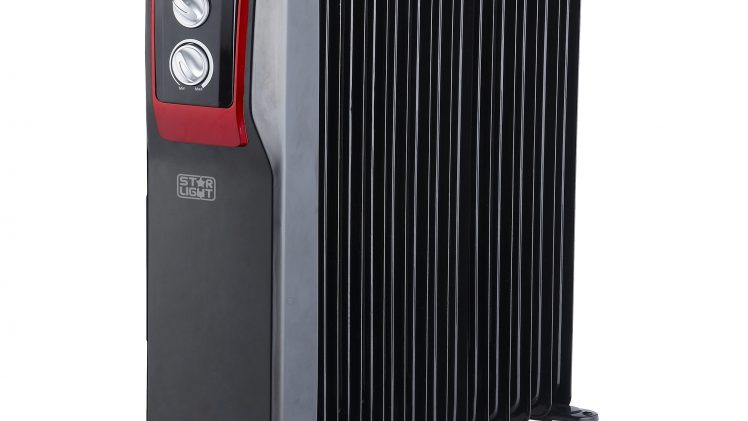 Calorifer electric Star-Light YOH13B, 2500 W, 13 elementi, 3 trepte de putere, Termostat reglabil, Protectie supra-incalzire, Protectie anti-inghet, Indicator luminos, Negru