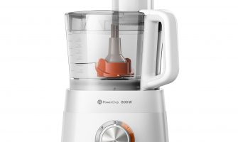 Robot de bucatarie Philips Daily Collection HR7510/00, 800 W, 2 viteze, bol 2.1 L, disc de emulsifiere, accesoriu de framantare, vas pentru blender, presa de citrice, Alb