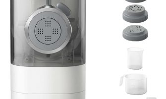 Masina de paste si taitei Philips Viva Collection HR2345/19, 150W, 4 discuri de modelare, Carte de reteta inclusa, complet automat, Alb
